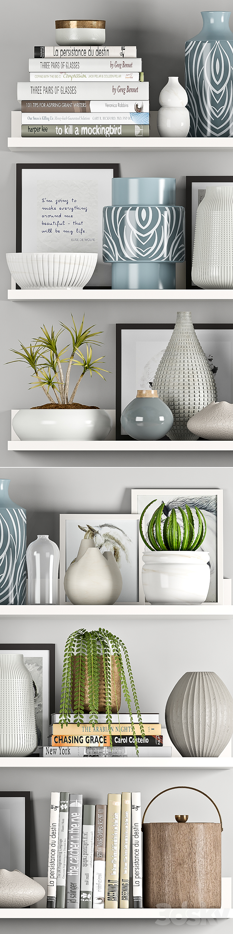 Decorative Set - 16 3D Model