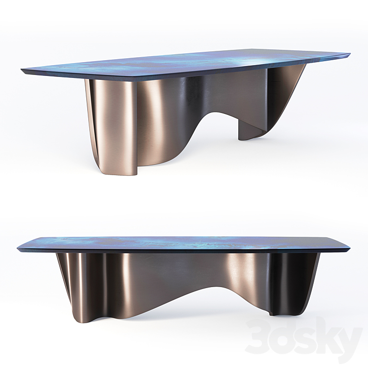 Based upon – Dining table 3DS Max Model - thumbnail 1