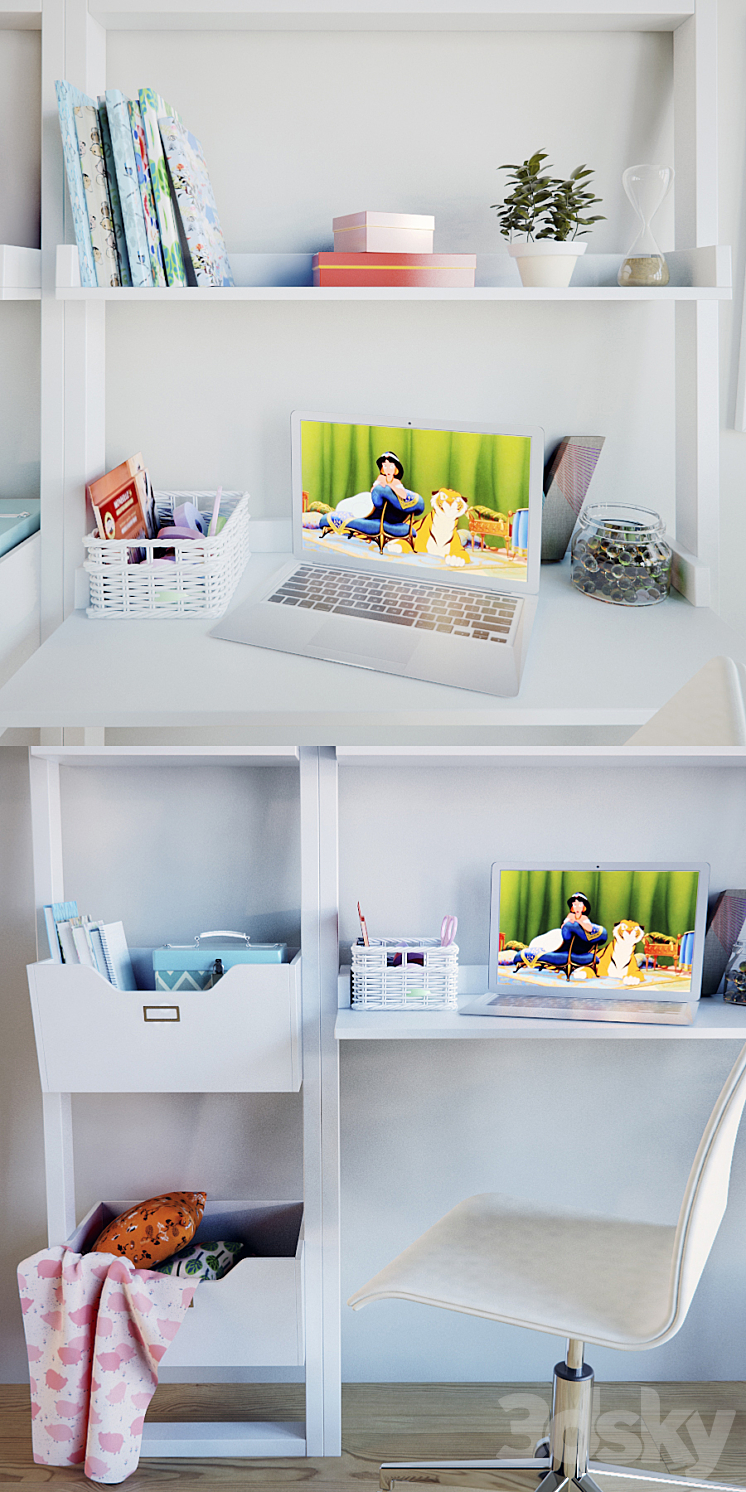 Set for Baby Girls 3D Model
