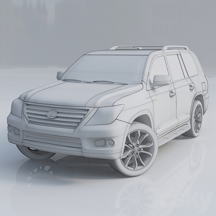 Lexus LX 570 3D Model