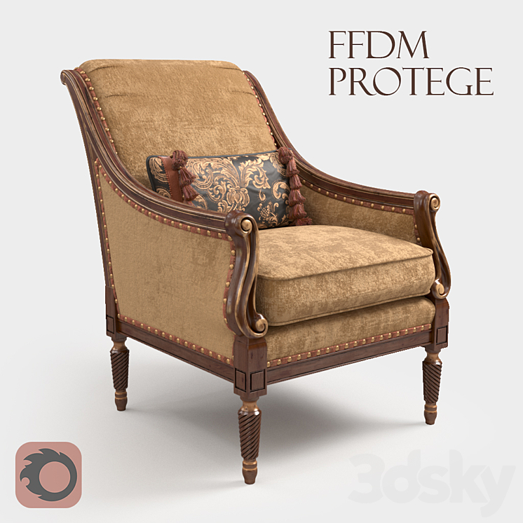 Chair: Protege Brand: FFDM 3DS Max - thumbnail 1