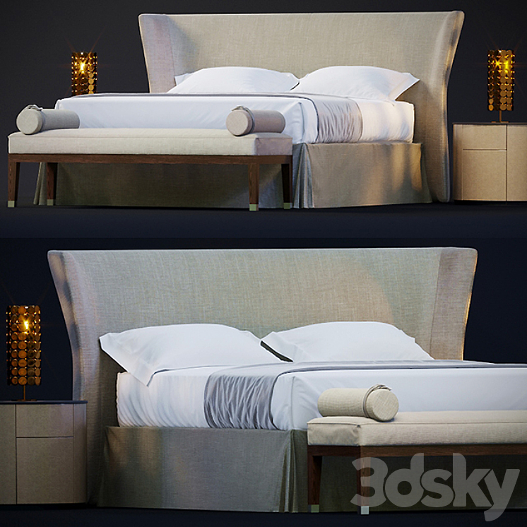 Bed Ciacci Desire 3 3DS Max - thumbnail 1