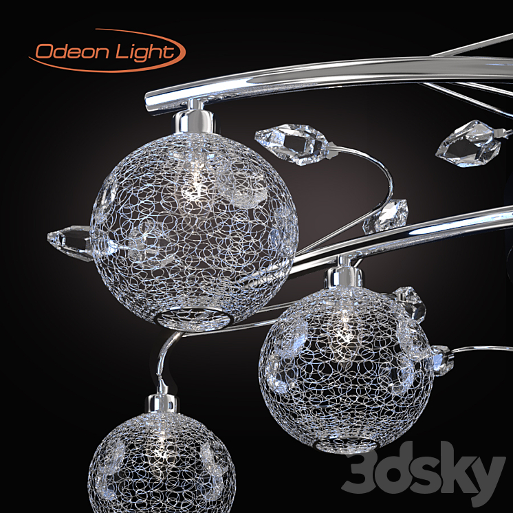 Chandelier Odeon Light 2233 \/ 13C Esole 3D Model
