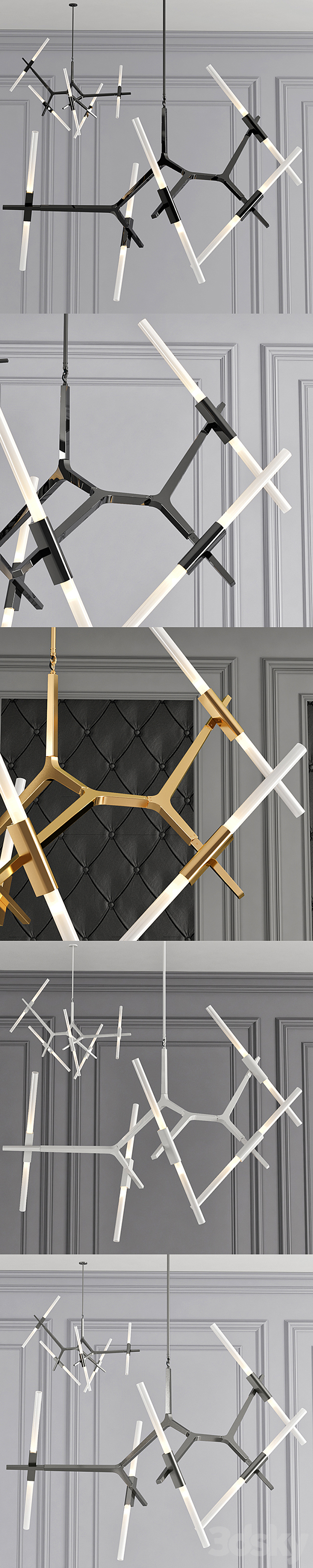 Chandelier Roll and Hill Agnes Chandelier 10 3DS Max - thumbnail 2