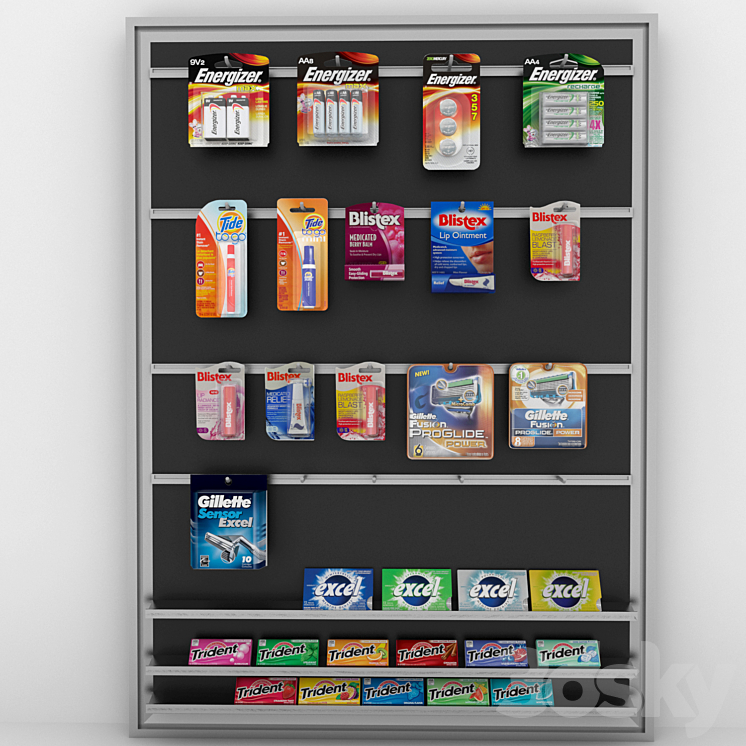 Store Product Set 01 3DS Max - thumbnail 1