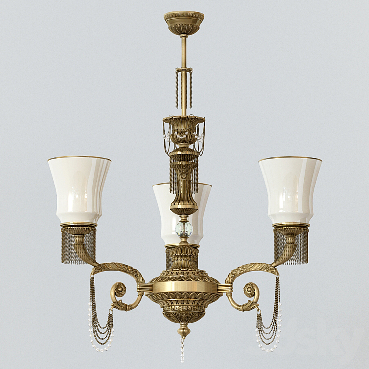 Chandelier KUTEK - Pendant light - 3D model