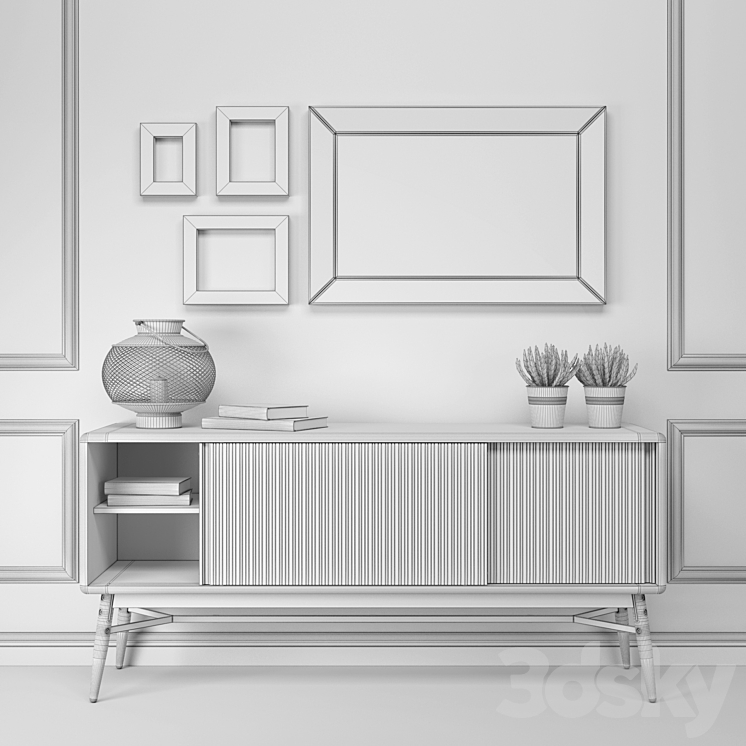 Hendrix Sideboard 2 3D Model