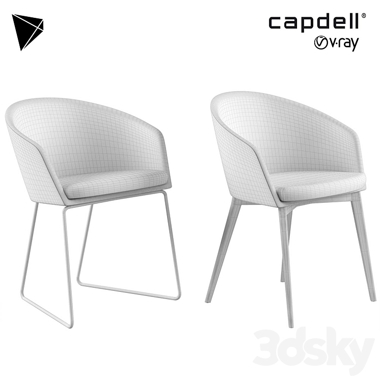 Capdell Moon 663PTN \/ 663MD4 3D Model
