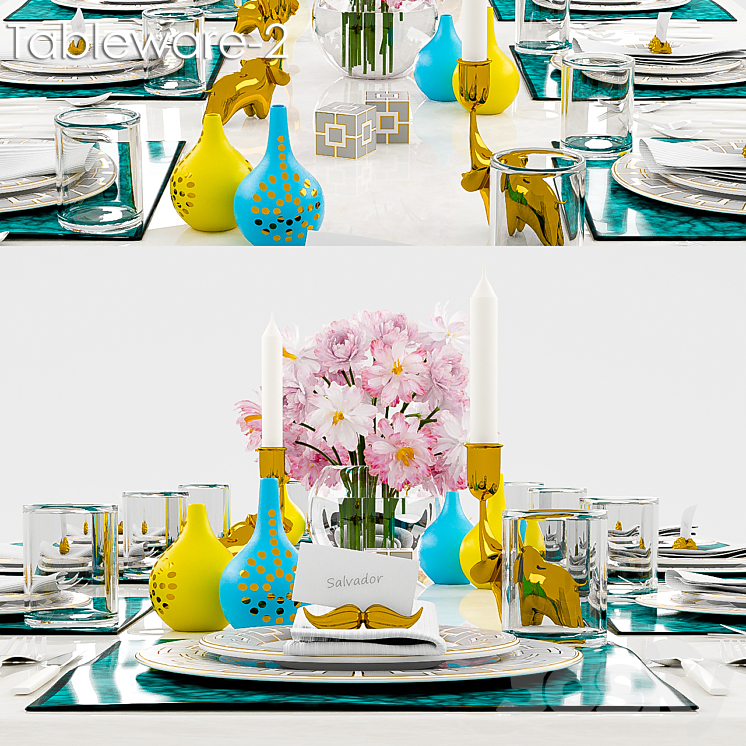 TABLEWARE 2 3D Model