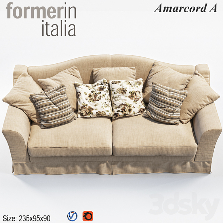 Formerin Amarcord A 3DS Max - thumbnail 2