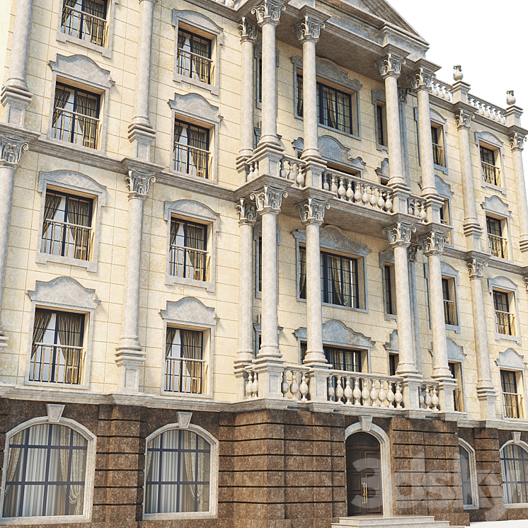 Façade classic 3D Model