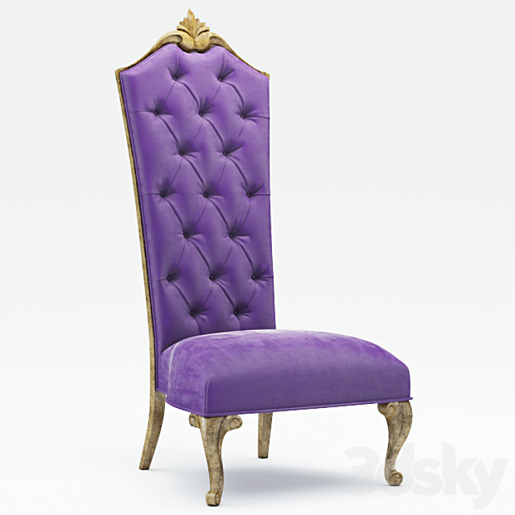 Chair CHRISTOPHER GUY couture 3DS Max - thumbnail 1