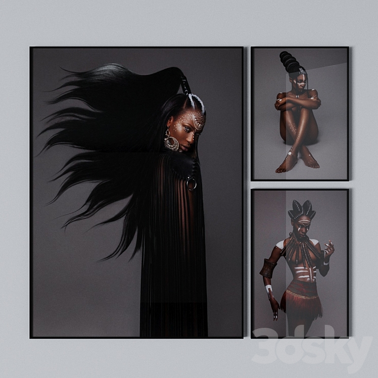 Photo | Luke Nugent | Afro| Set 9（model:975504_Rectangle_Corona）