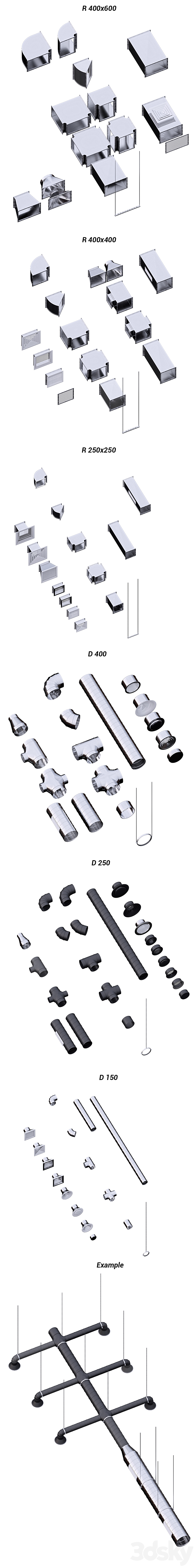 Ventilation (vray GGX corona PBR) 3D Model