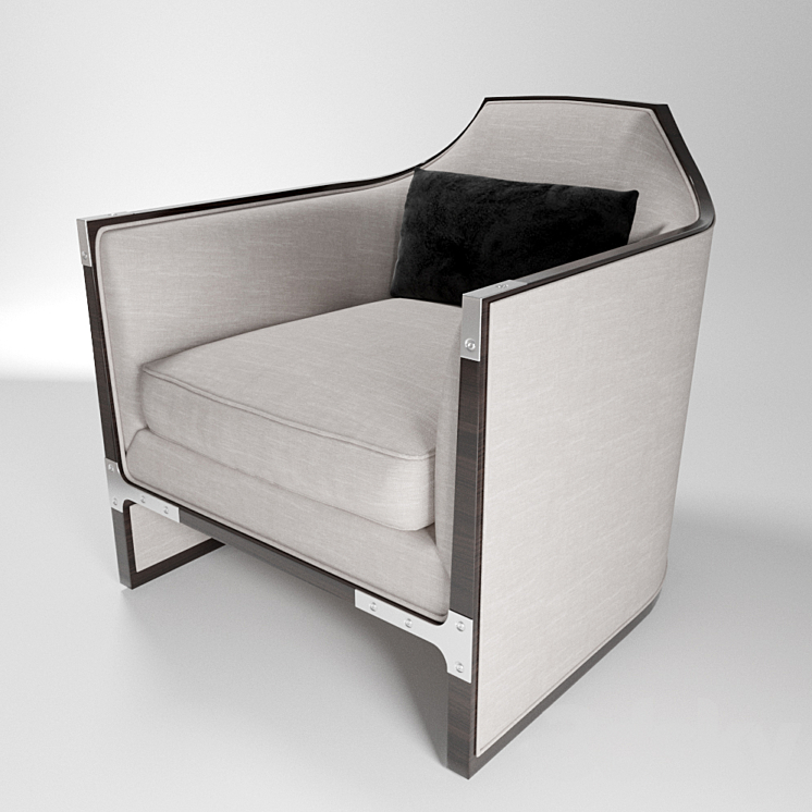 Sofa and armchair Caracole Simply Put 3DS Max - thumbnail 2