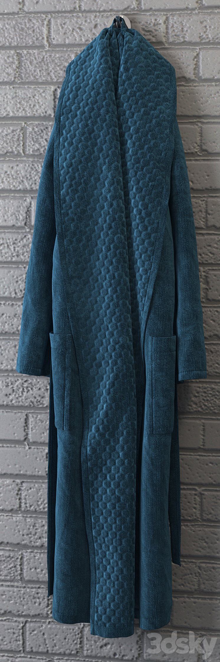 Bathrobe m02-2 3D Model