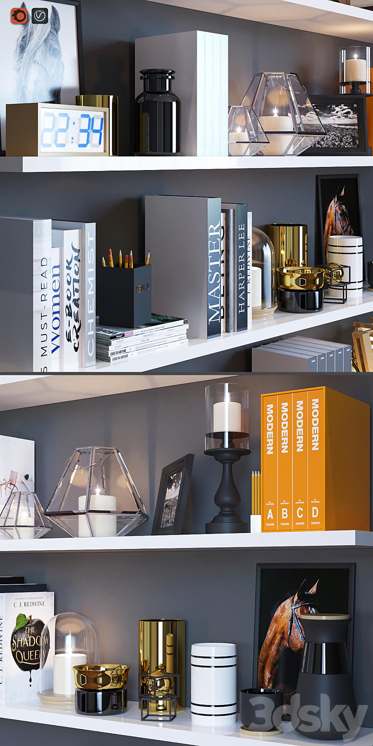 decorative set 3D Model