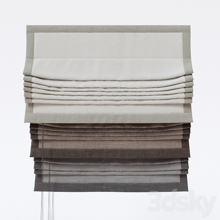 Roman Shade 2 3D Model