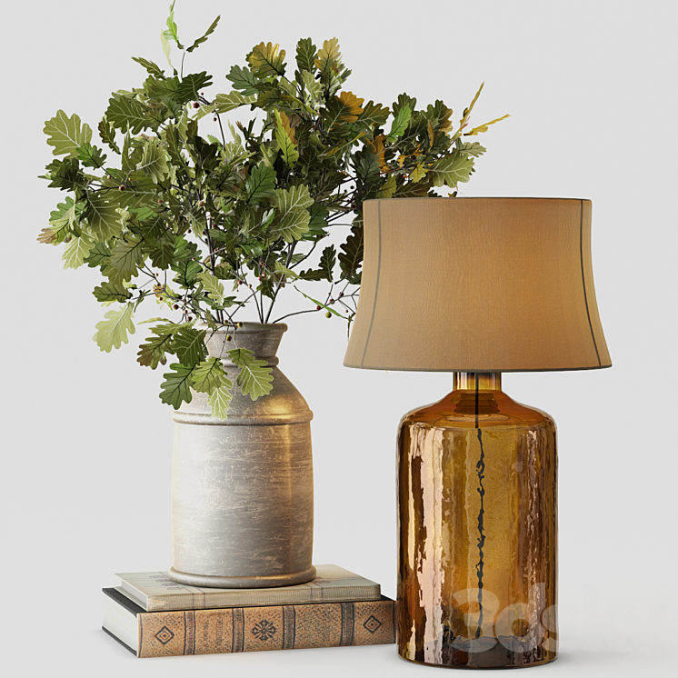 Pottery Barn Decorative set 3D Model