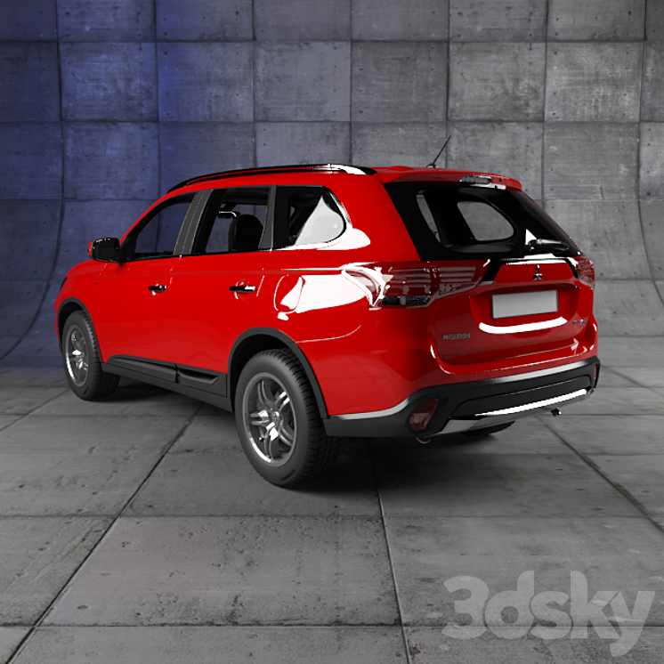 mitsubishi Outlander 3D Model