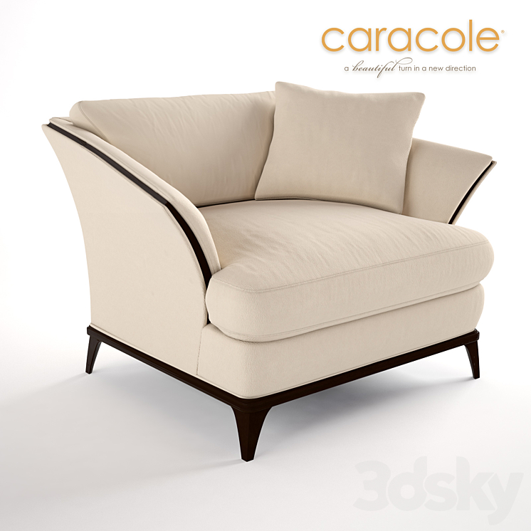 A SIMPLE LIFE chair and sofa by Caracole 3DS Max - thumbnail 2