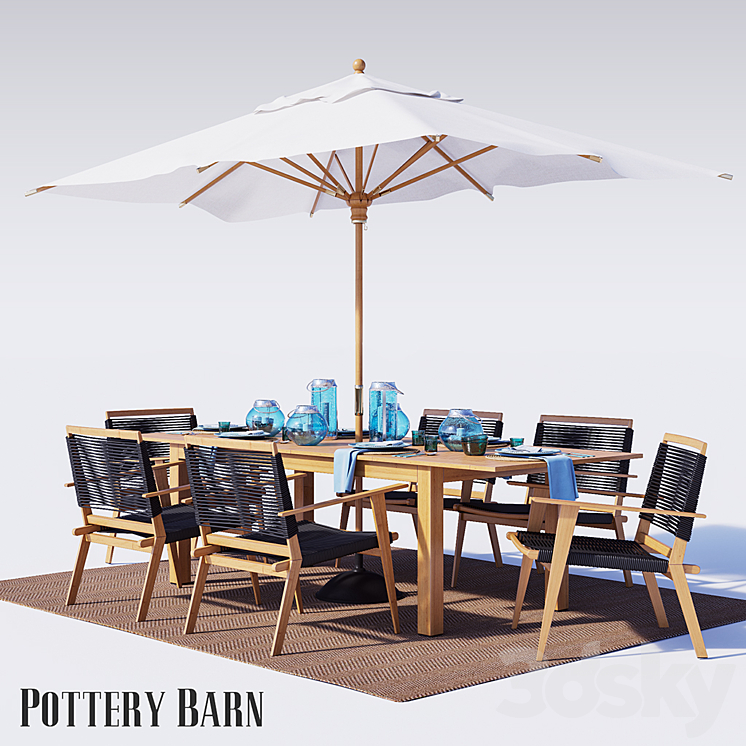 Outdoor furniture Palmer Rope 3DS Max - thumbnail 1