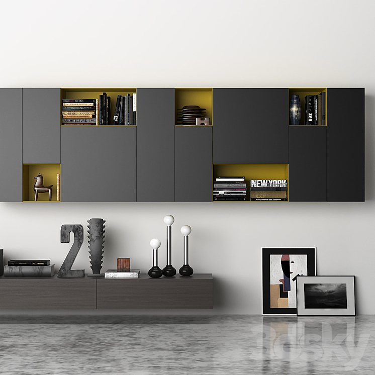 Varenna_Poliform_DAY_SYSTEM_11 3D Model
