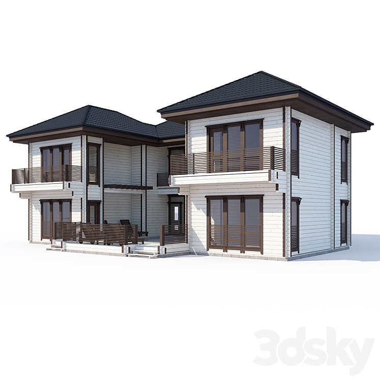 ABS House V11 3DS Max - thumbnail 1