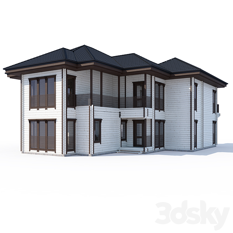 ABS House V11 3DS Max - thumbnail 2