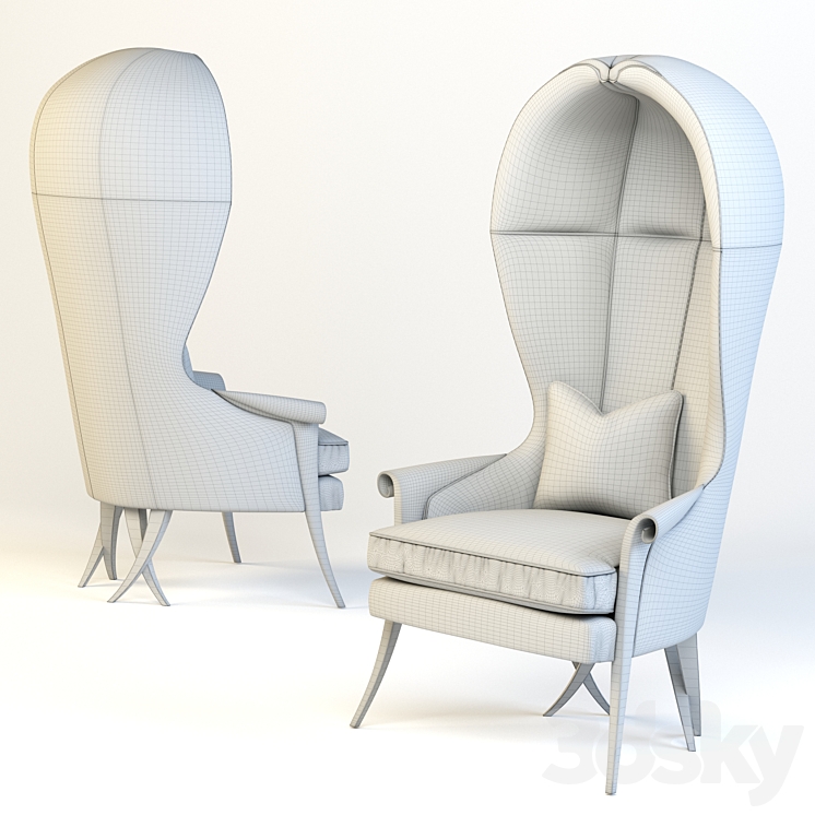 Christopher Guy Morgins 3D Model