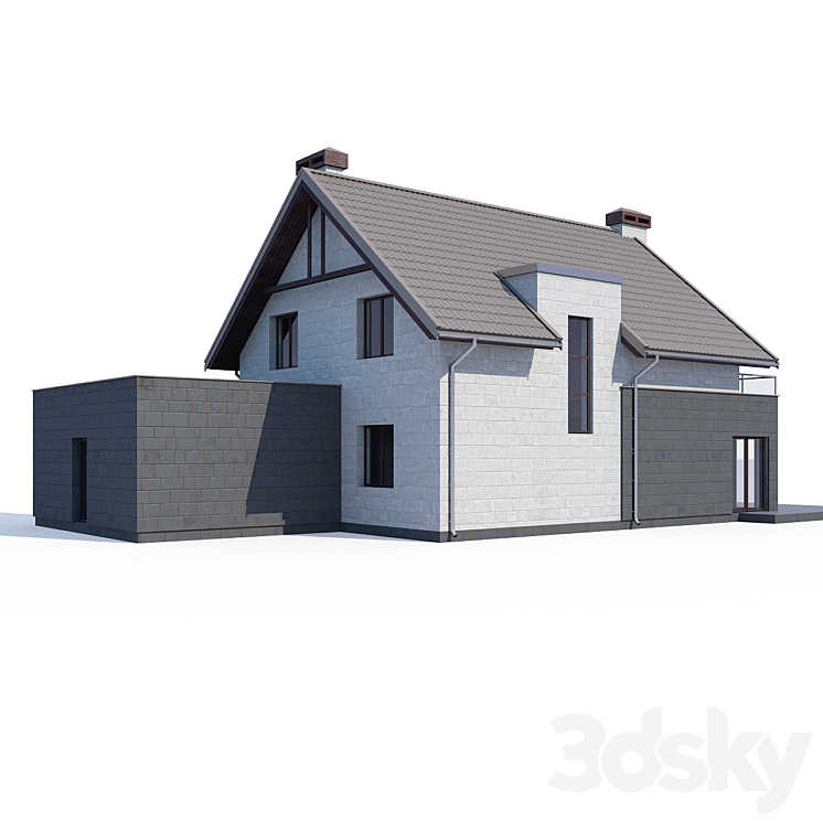 ABS House V103 3DS Max - thumbnail 2