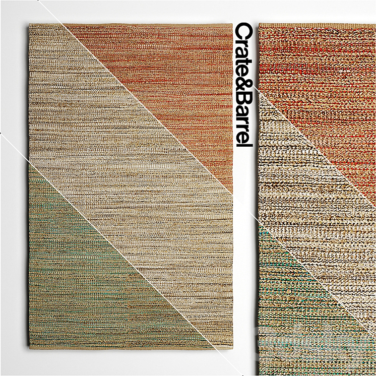 Carpets Crate and Barrel Series Jarvis Carpets 3D model