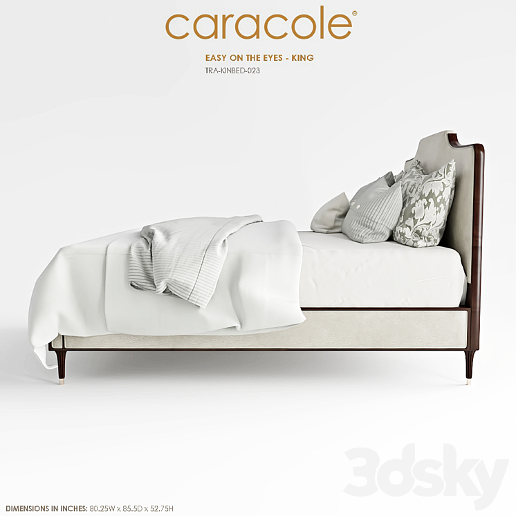 Caracole Easy On The Eyes Queen 3D Model