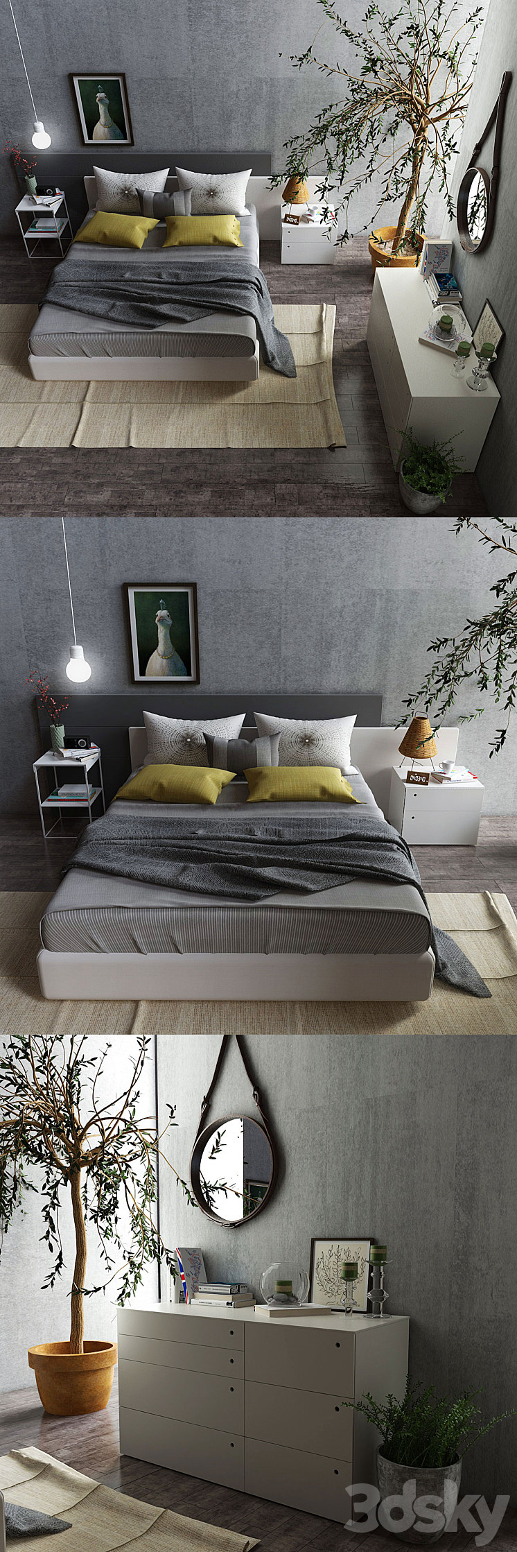 Alf Skip Bed 3D Model
