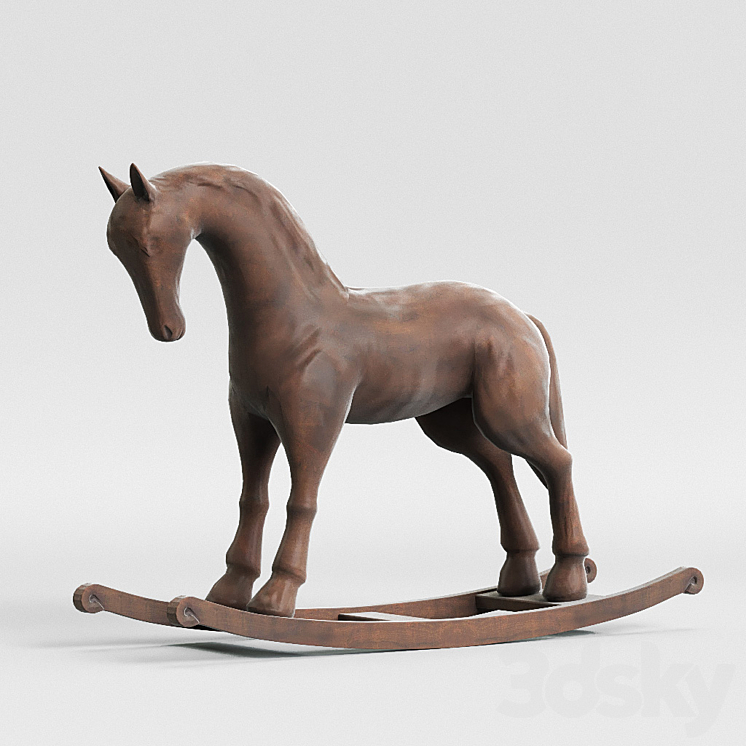 Toy horse 3DS Max - thumbnail 1