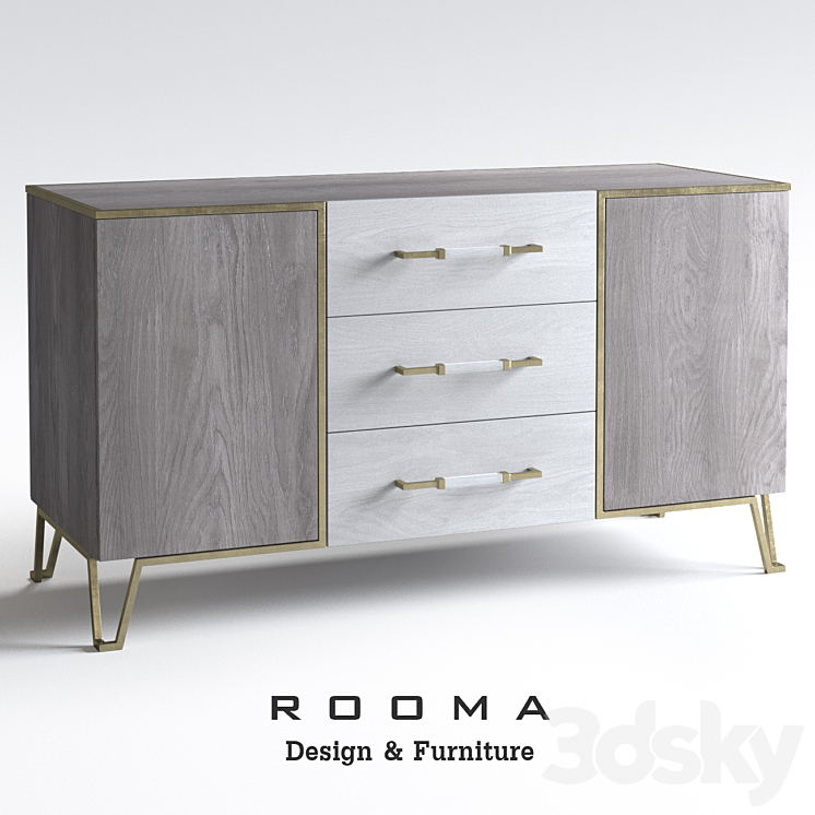 Chest of drawers Mila Rooma Design 3DS Max - thumbnail 1