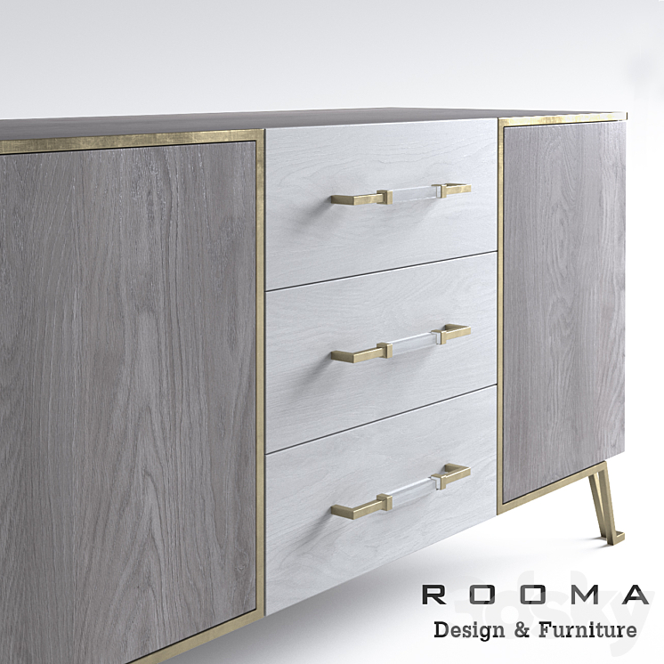 Chest of drawers Mila Rooma Design 3DS Max - thumbnail 2