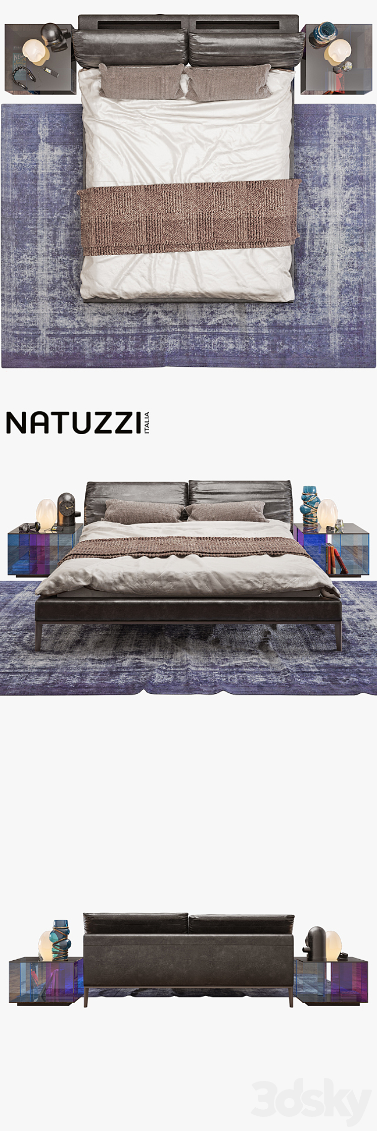 Natuzzi vela set 3D Model