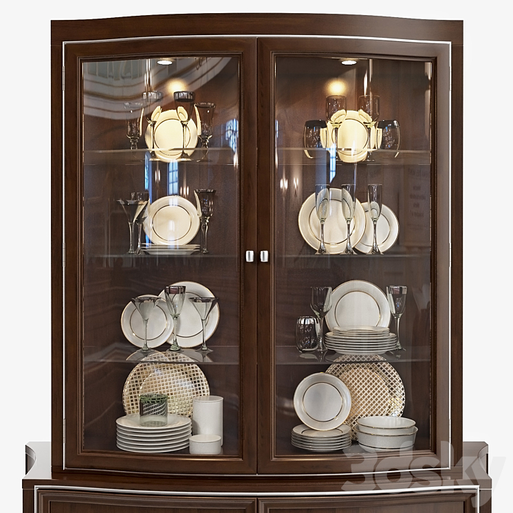 Bernhardt - Miramont buffet and deck 3D Model