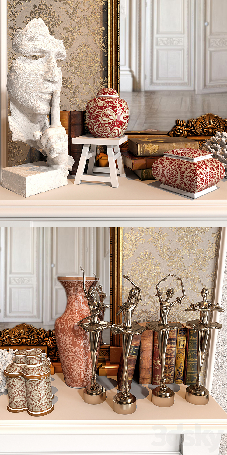 Decorative set 07 3D Model