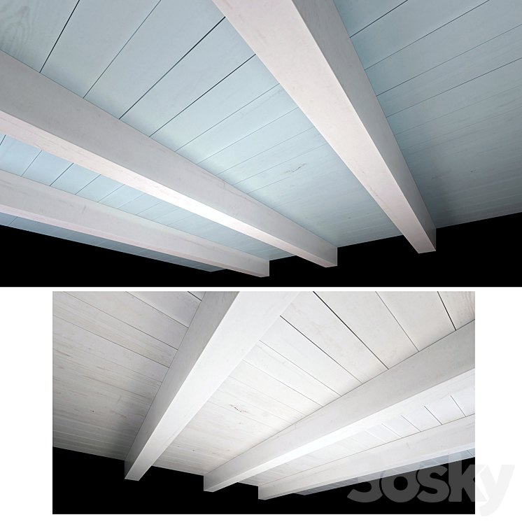 Wooden ceiling 2 3D Model