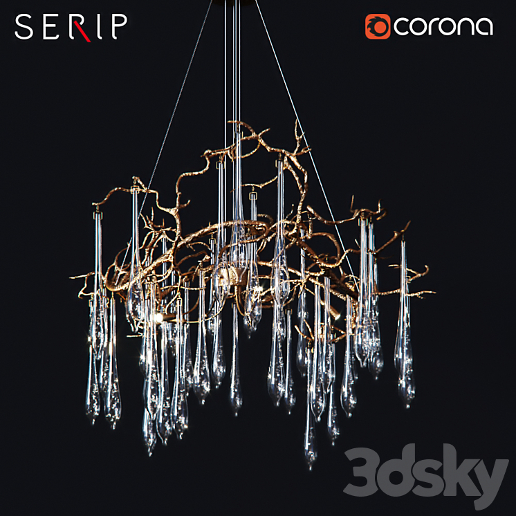 SERIP AQUA CT3258 / 8 CHANDELIER