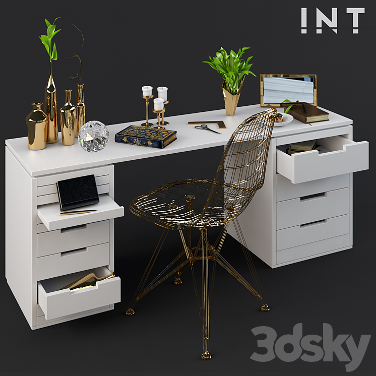 INT Decorative Objects 3DS Max - thumbnail 1