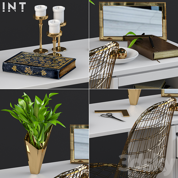 INT Decorative Objects 3DS Max - thumbnail 2