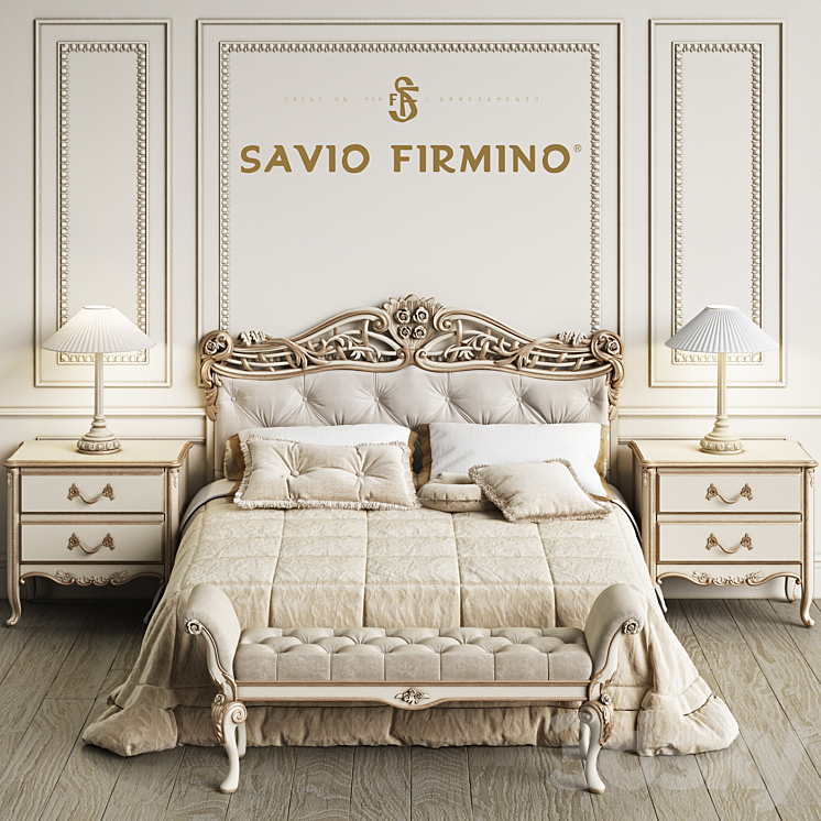 Savio Firmino 1773 Bedroom 3DS Max - thumbnail 1