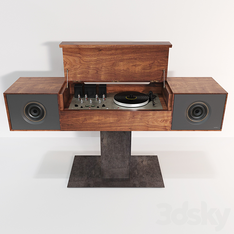 Ymbol Audio Modern Record Console 3DS Max Model - thumbnail 2