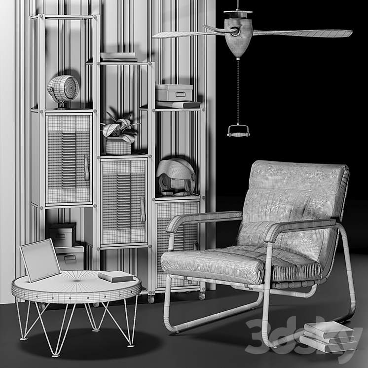 LOFT DECORATION SET Decorative set 3D model
