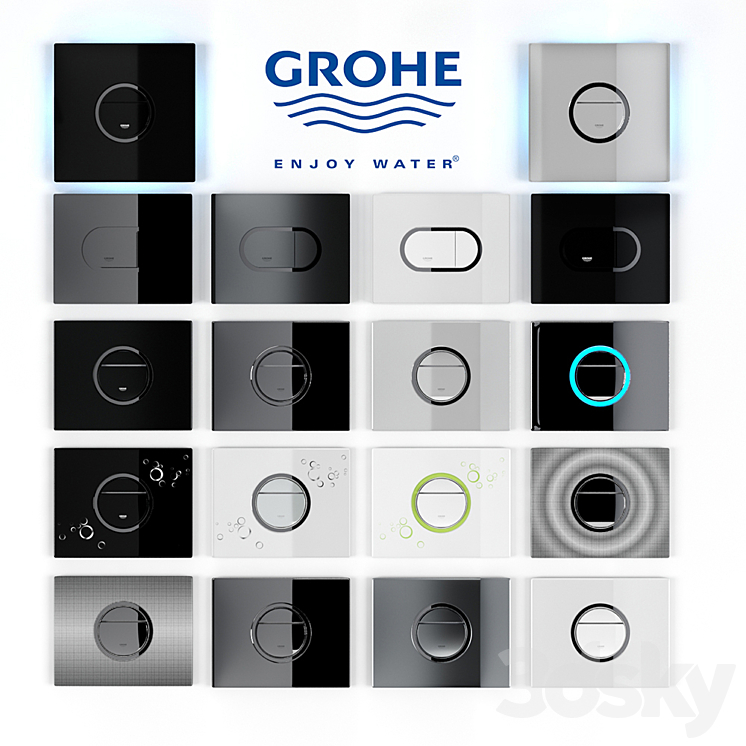 Grohe Collection_Ondus_Nova_Arena 3DS Max - thumbnail 1