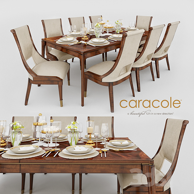 Caracole open invitation dining hot sale table