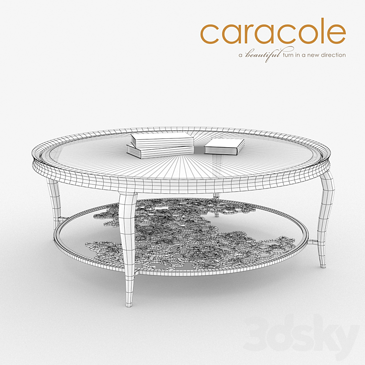 Coffee table Handpicked Caracole 3D Model